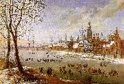 Daniel van Heil The Pleasures of Winter France oil painting reproduction
